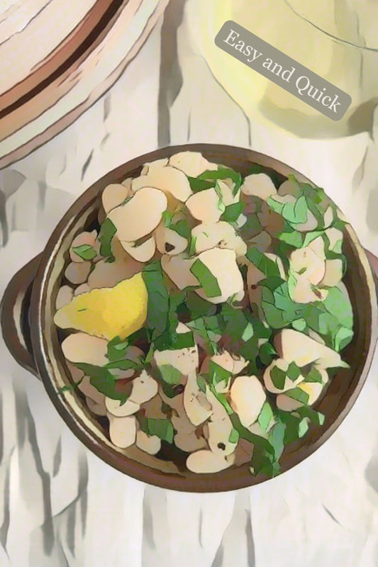 Cannellini Beans with Lemon Herb and Anchovy Vinaigrette