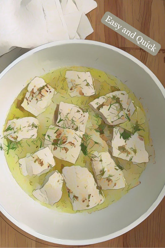 Fish with Fennel Fern and Seeded Mustard