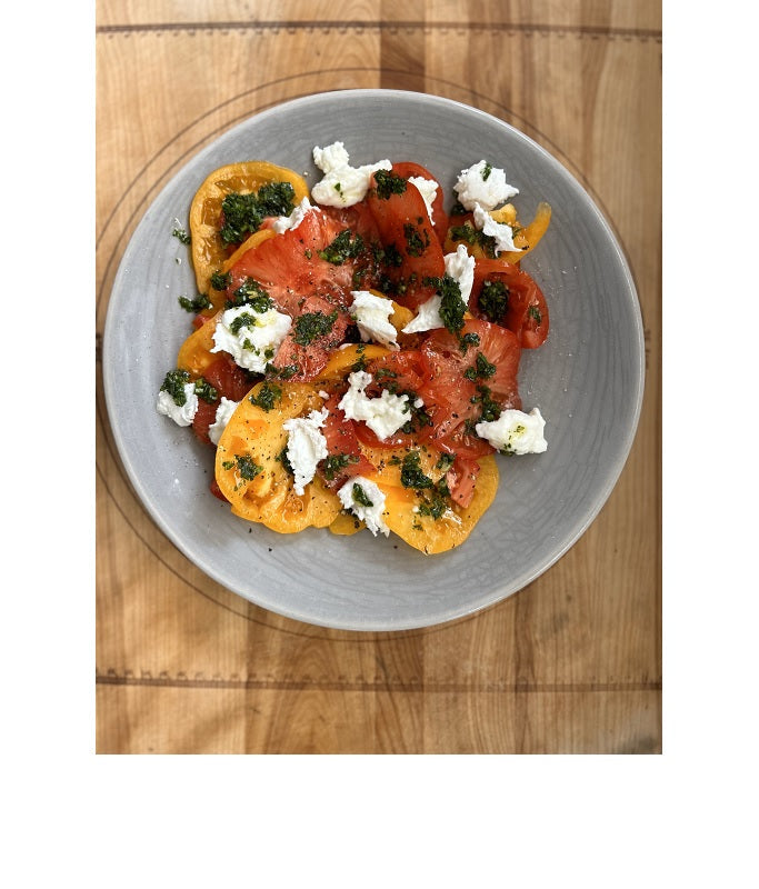 Tomato Salad with Waiheke Herb Spread