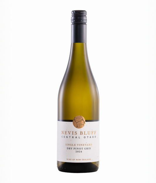 Nevis Bluff Single Vineyard Dry Pinot Gris 2024 bottle