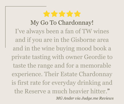 Customer Review for The Wine List of TW Estate Chardonnay